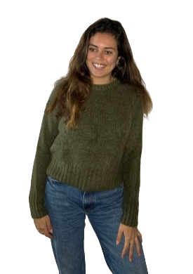 Pull Lou kid mohair Kaki Marie Ile de Ré