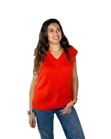 Pull Thais corail Marie Ile de Ré